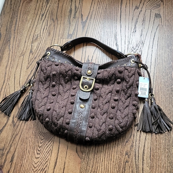 Rafe Cable Knit Hobo - Picture 3 of 10